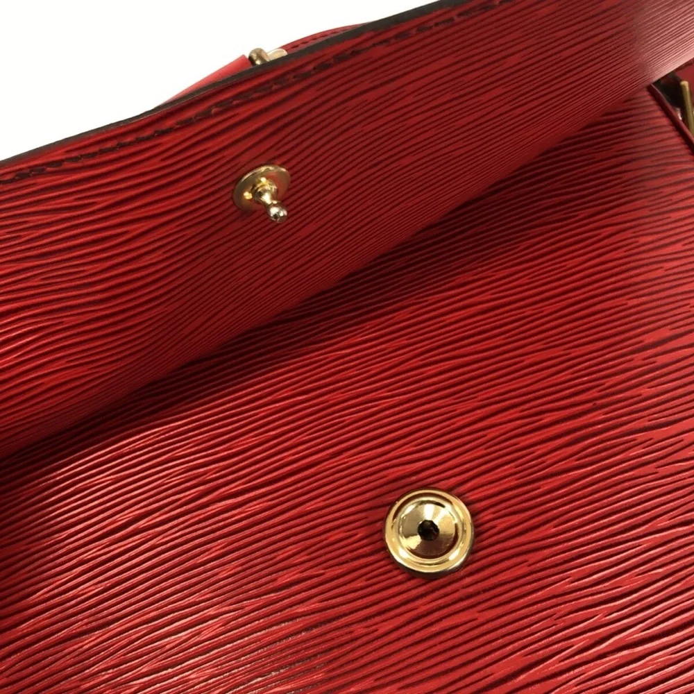 Authentic Louis Vuitton Red Epi Saint Cloud MM vintage crossbody bag